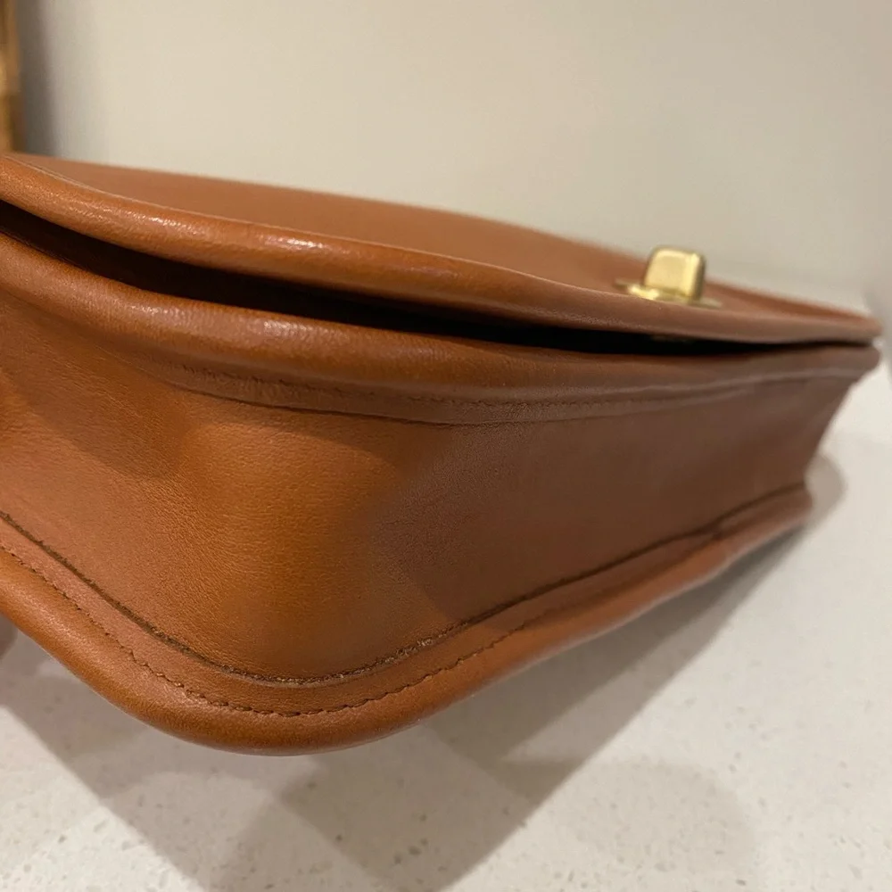 Vintage Coach Penny Pocket 9755 Purse British Tan - Picture 7 of 12